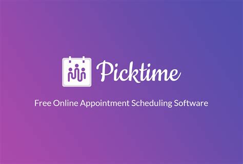 picktime appointments.